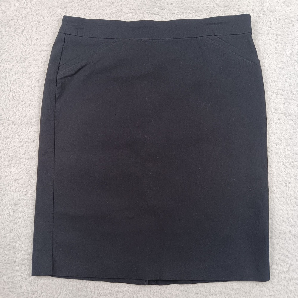 Briggs Pencil‎ Skirt Women 14 Black Stretch Career Professional 5893NJ3BR